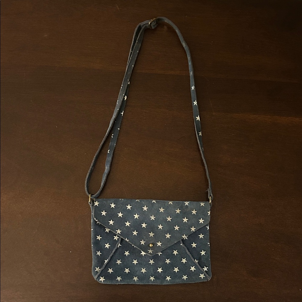 Free People Starry Night Blue Crossbody Bag